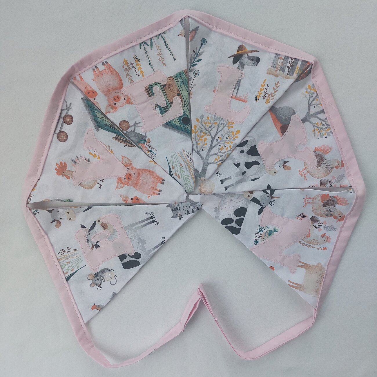 Handmade personalised bunting Galay