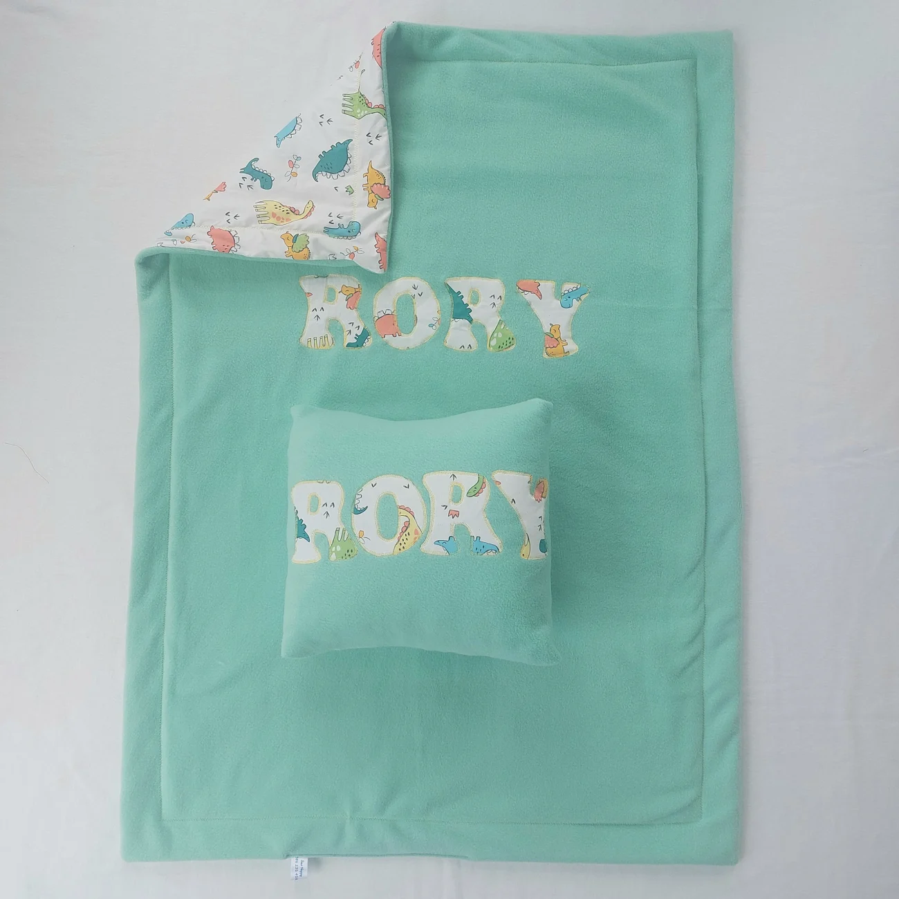 Personalised baby blanket handmade in Galway
