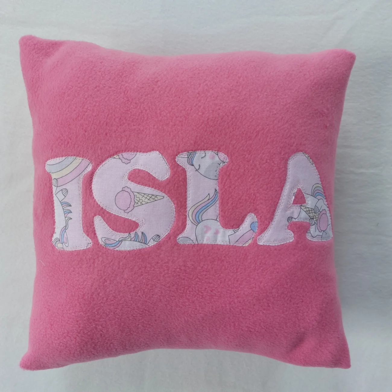 Custom name cushion handmade in Galway